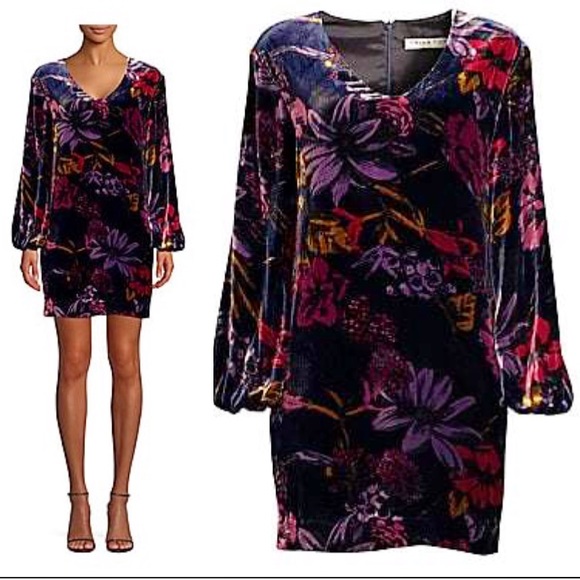trina turk velvet dress